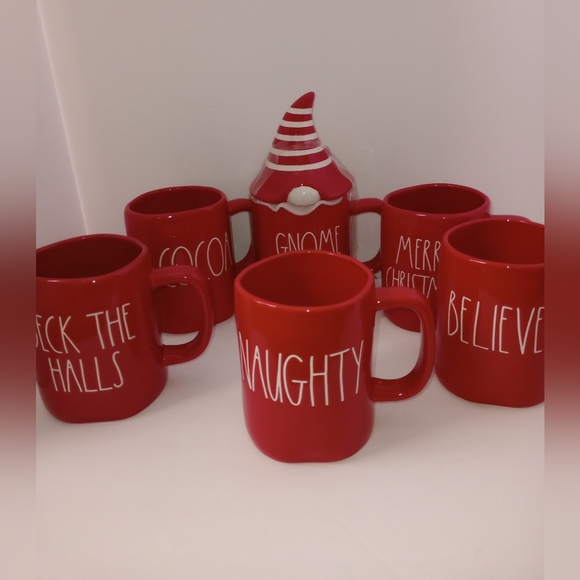 Rae Dunn Christmas Mugs Set - Picture 1 of 6
